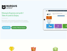 Tablet Screenshot of marquisexpress.com